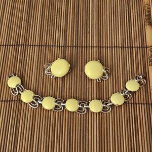 Marboux Bracelet & Clip On Earrings Set (Vintage)